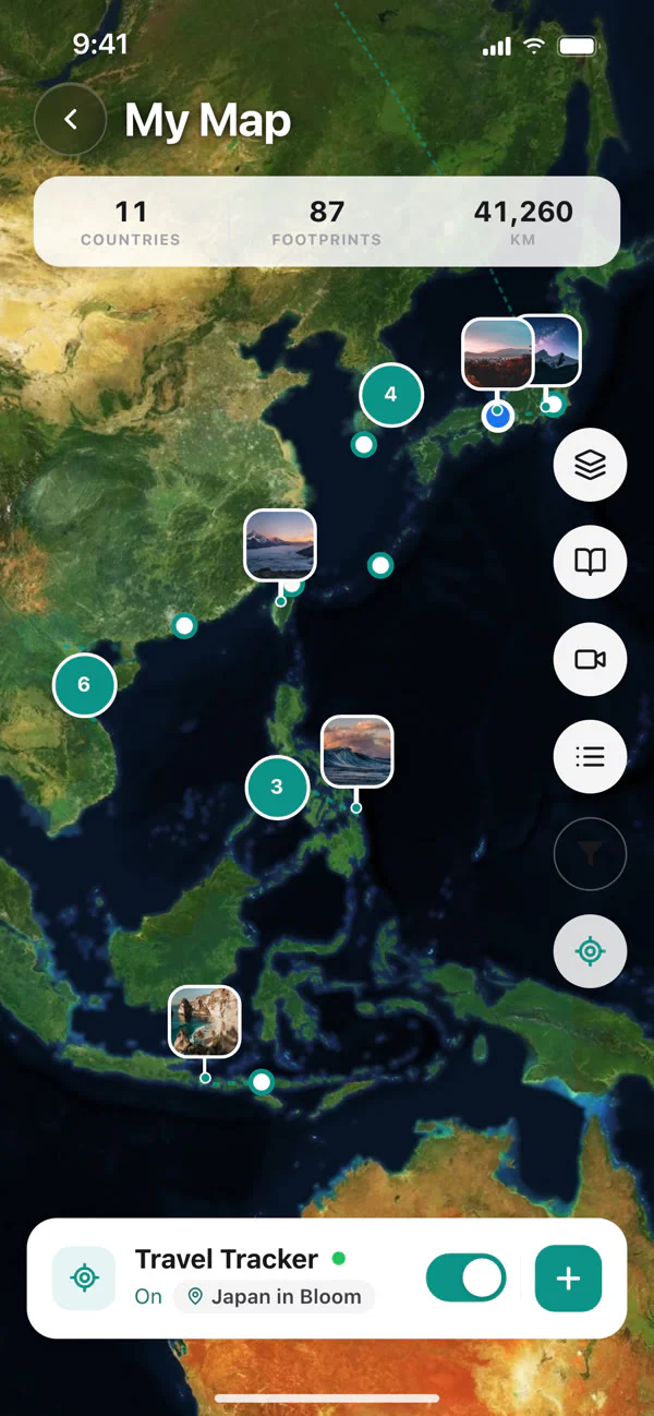 Your map with a new footprint